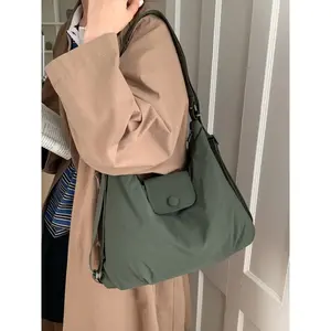 1pc Women's Fashionable Minimalist Casual Solid-Color Shoulder Bag Perfect for Daily Commuting, Shopping, Work, and School Versatile and Durable Essential for Every Woman