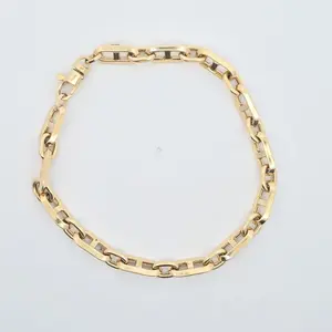 14Kt Marina Hollow Bracelet