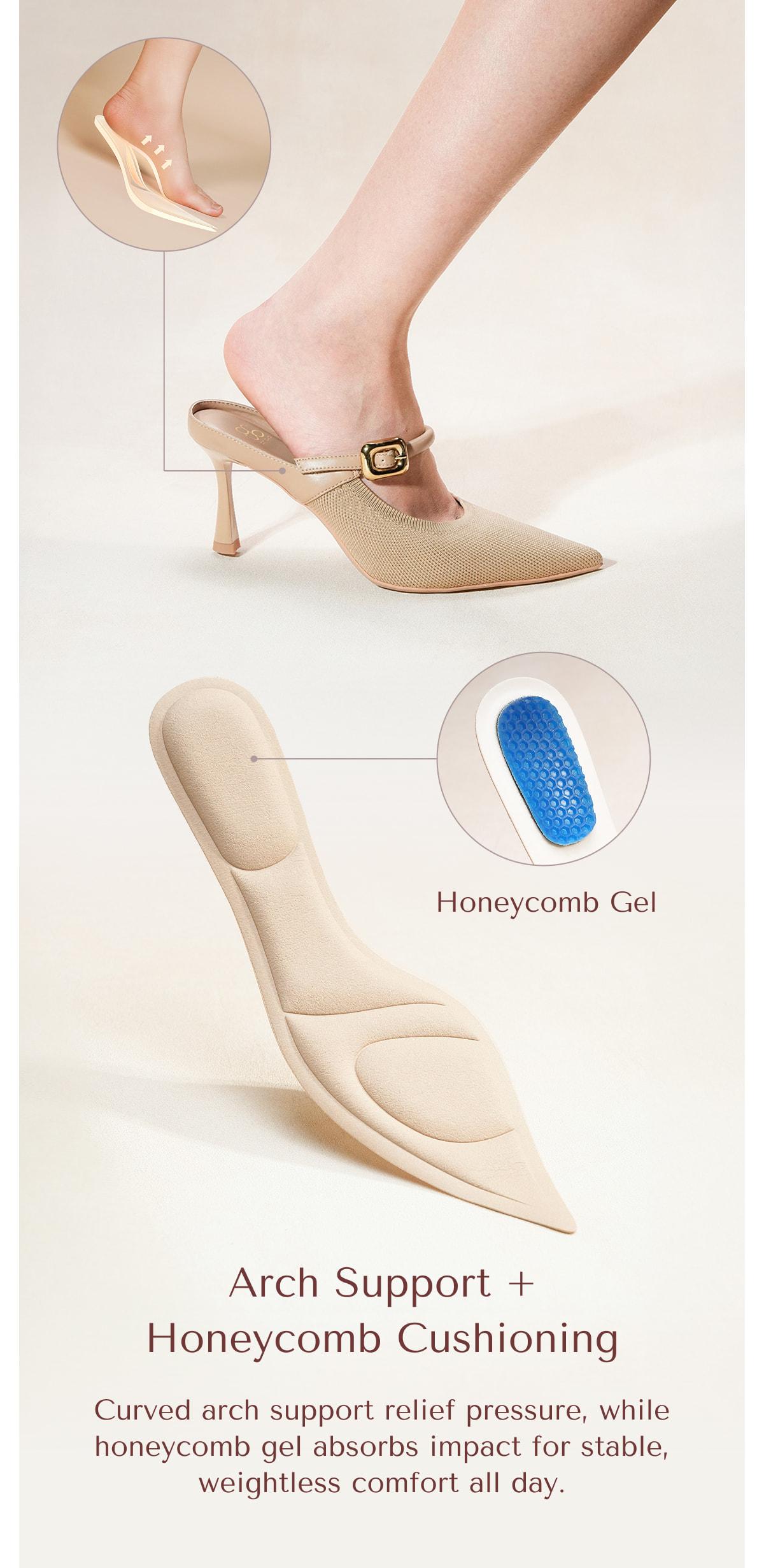 GraceLithe Pointed Toe Heeled Mules