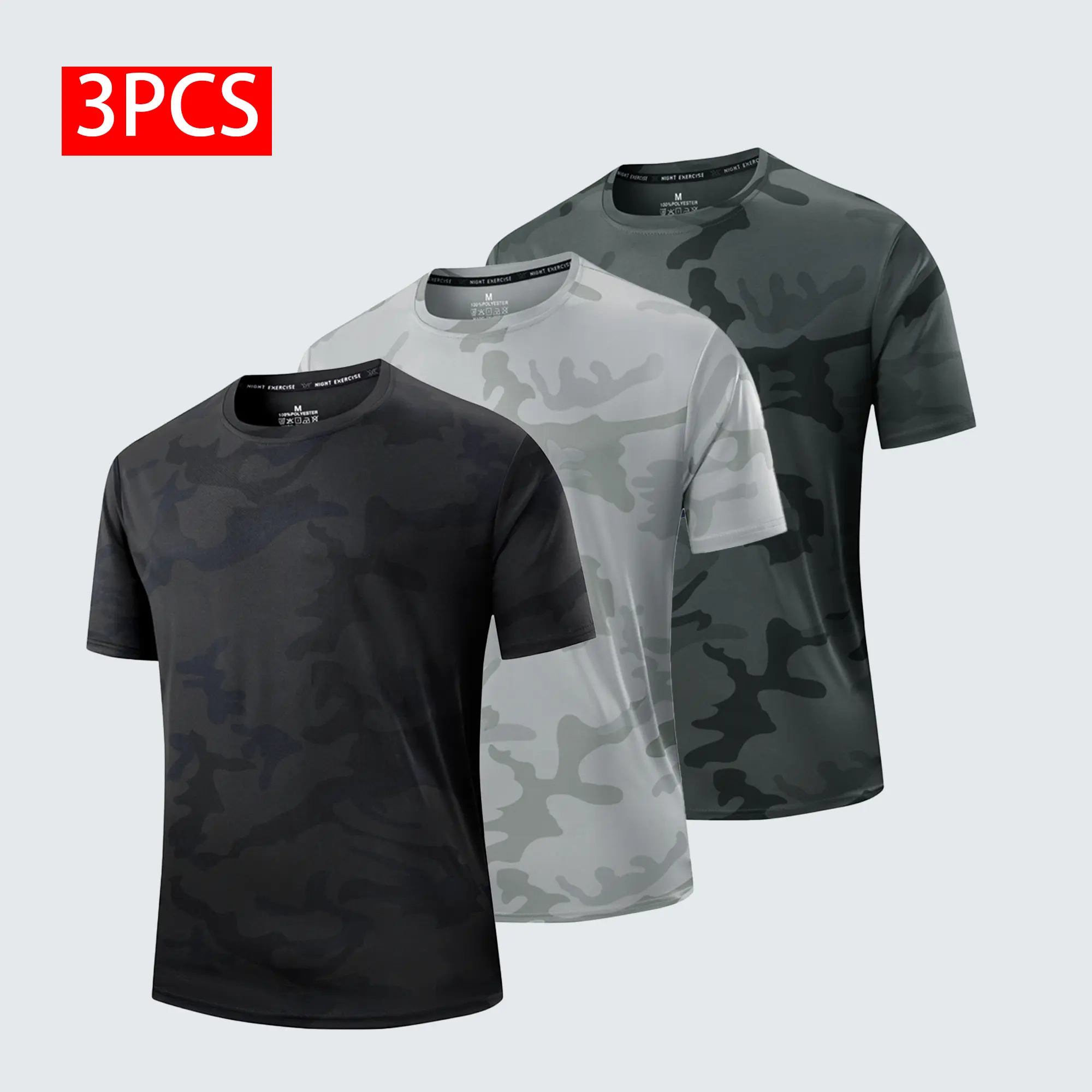 Black + Light Gray + Dark Gray