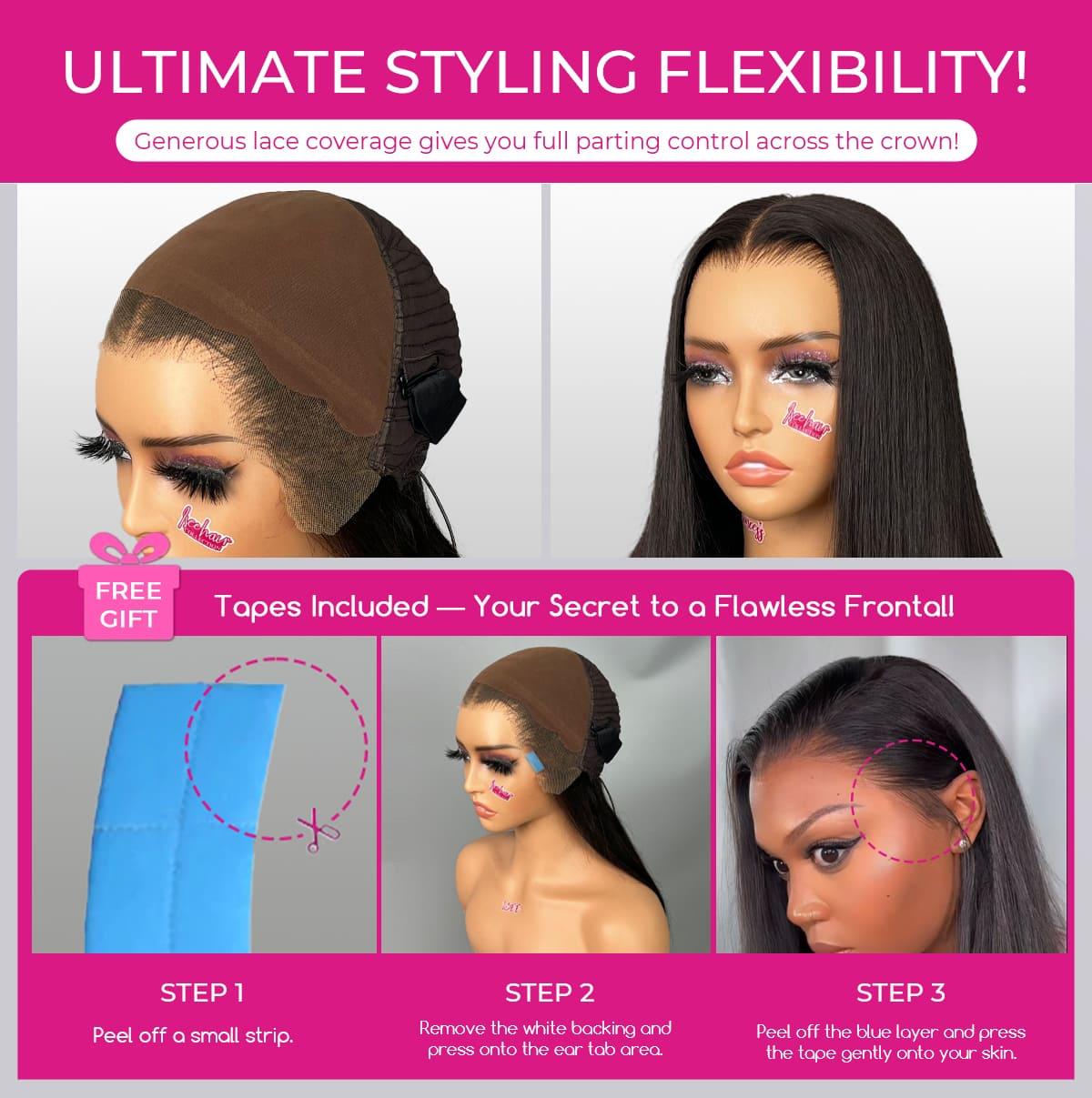 【New Arrival】ISEE HAIR Wear Go 13x6 Invisi Draw-strings Straight & Body Wave & Deep Wave HD Full Lace Frontal Pre-Cut Pre-Plucked Natural Hairline #TikTokShopHolidayHaul