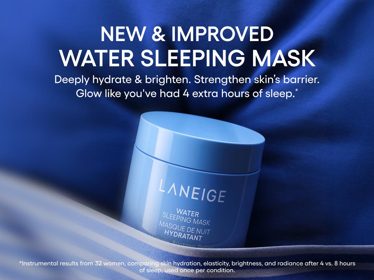 Laneige Water Sleeping Mask, Korean Skincare, Brightening, Hydrating Overnight Mask