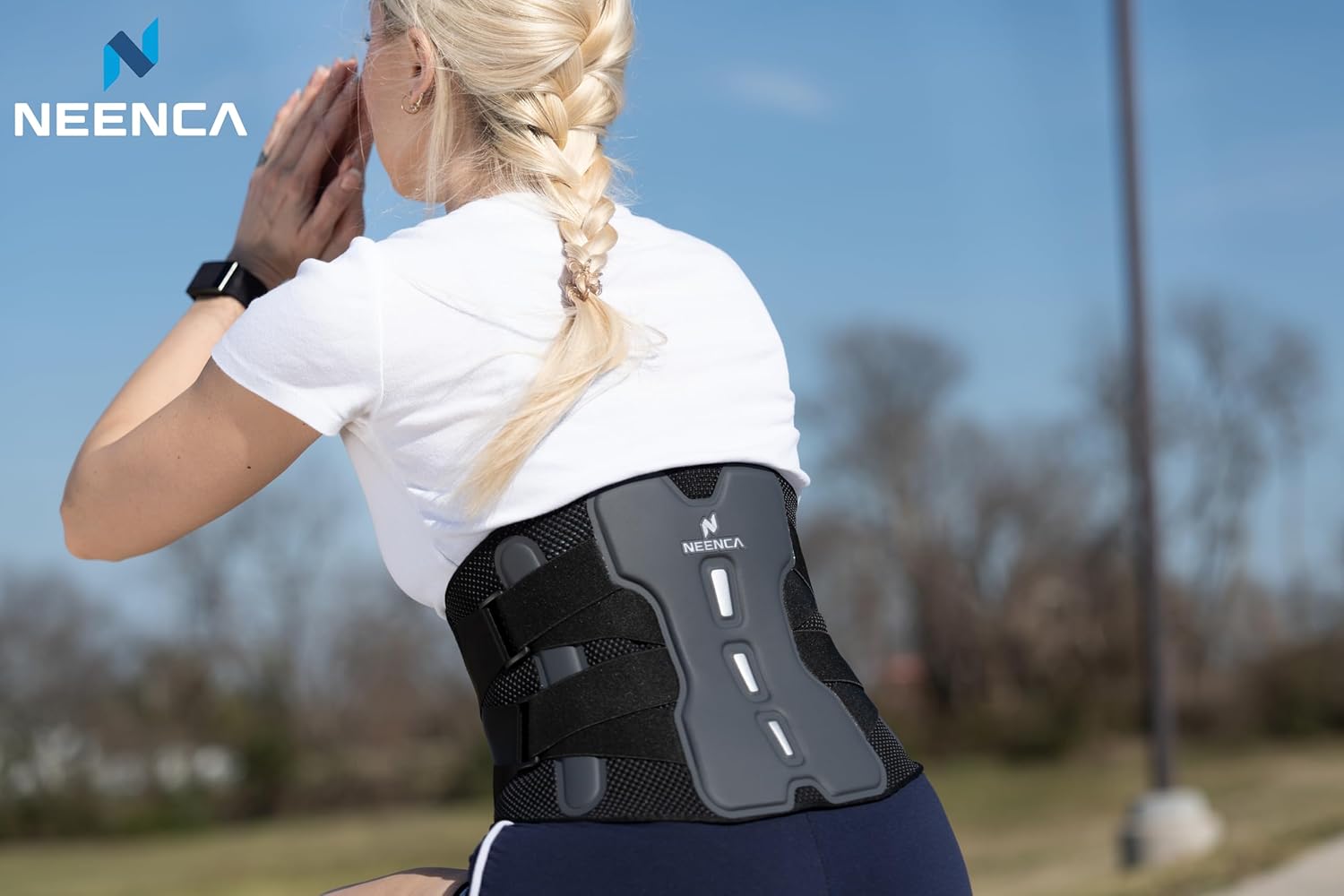 NEENCA Lower Back Brace for Lower Back Pain Relief, Medical Grade Lumbar Support Belt for Women Men, Herniated Disc,Lumbar Strain,Sciatica, Scoliosis