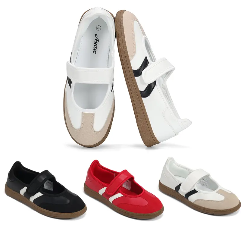 2026 New Women's Mary Jane Ballet Flats - Sports Footwear with Adjustable Ankle Strap, Lightweight Breathable Rubber Walking Shoes for Casual Wear, Women's Shoes