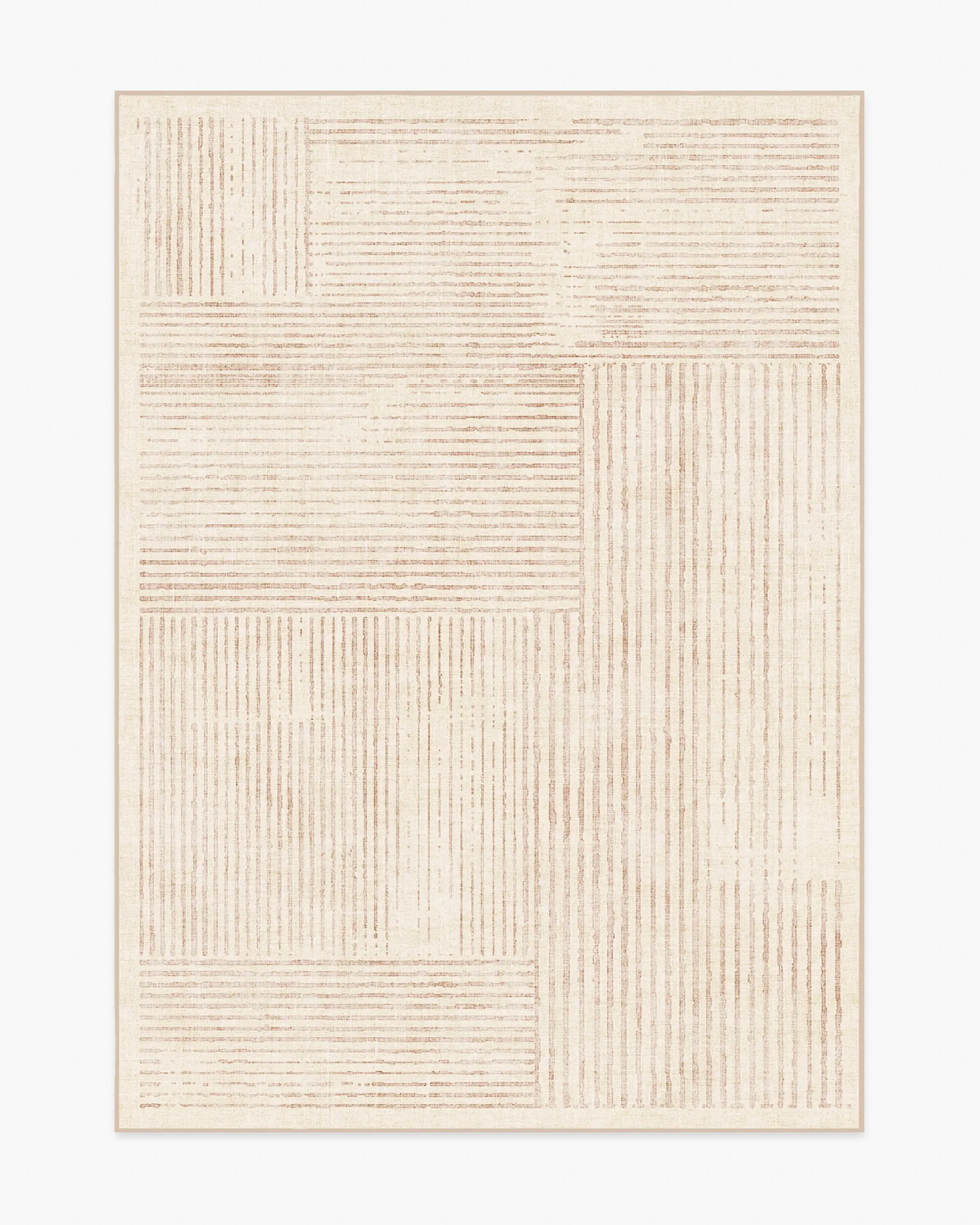 Linear Oasis Neutral Flatwoven Rug