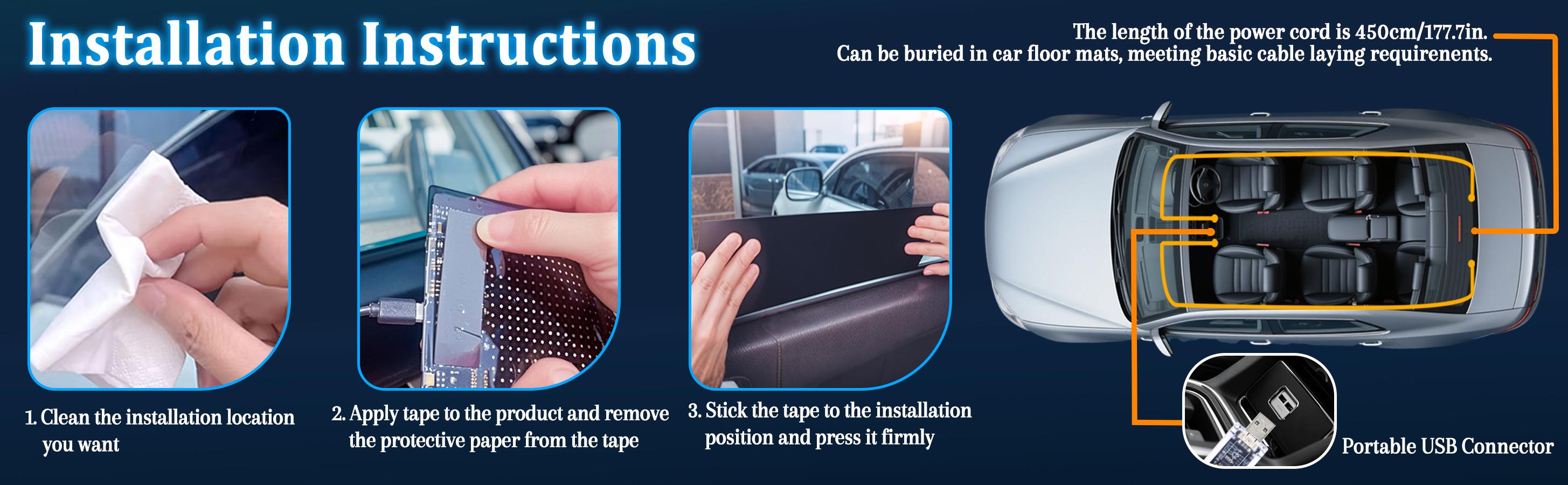 DIBMS Devil eyes For Vehicle, Truck, LED Matrix Panel, LED Sign For Car: Programmable, Bluetooth APP Control,Wireless APP-Controlled Scrolling LED Screen, Dynamic USB-Powered LED Display Screen