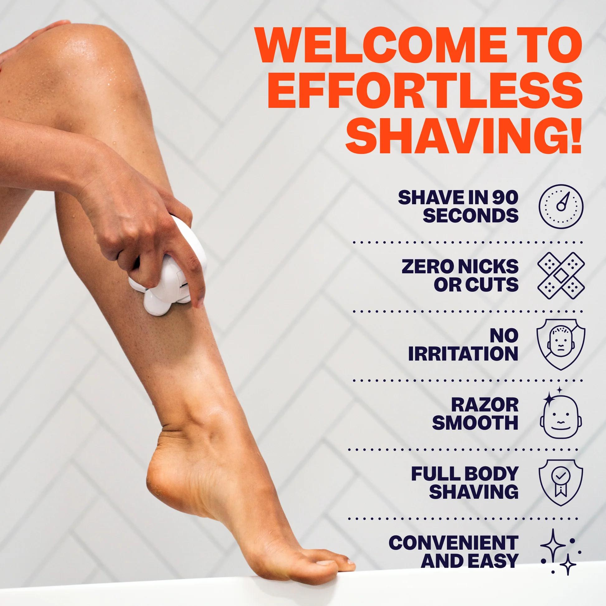 Freebird FlexSeries Electric Body Shaver for Women – Cordless, Waterproof, Skin-Safe for Legs,  Arms, Face and Bikini Line