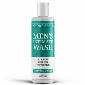 Andre Seals Men’s Intimate Wash – When Soap Isn’t Enough | Everyday Delight Scent |  Body Care Tea Tree Cleanser