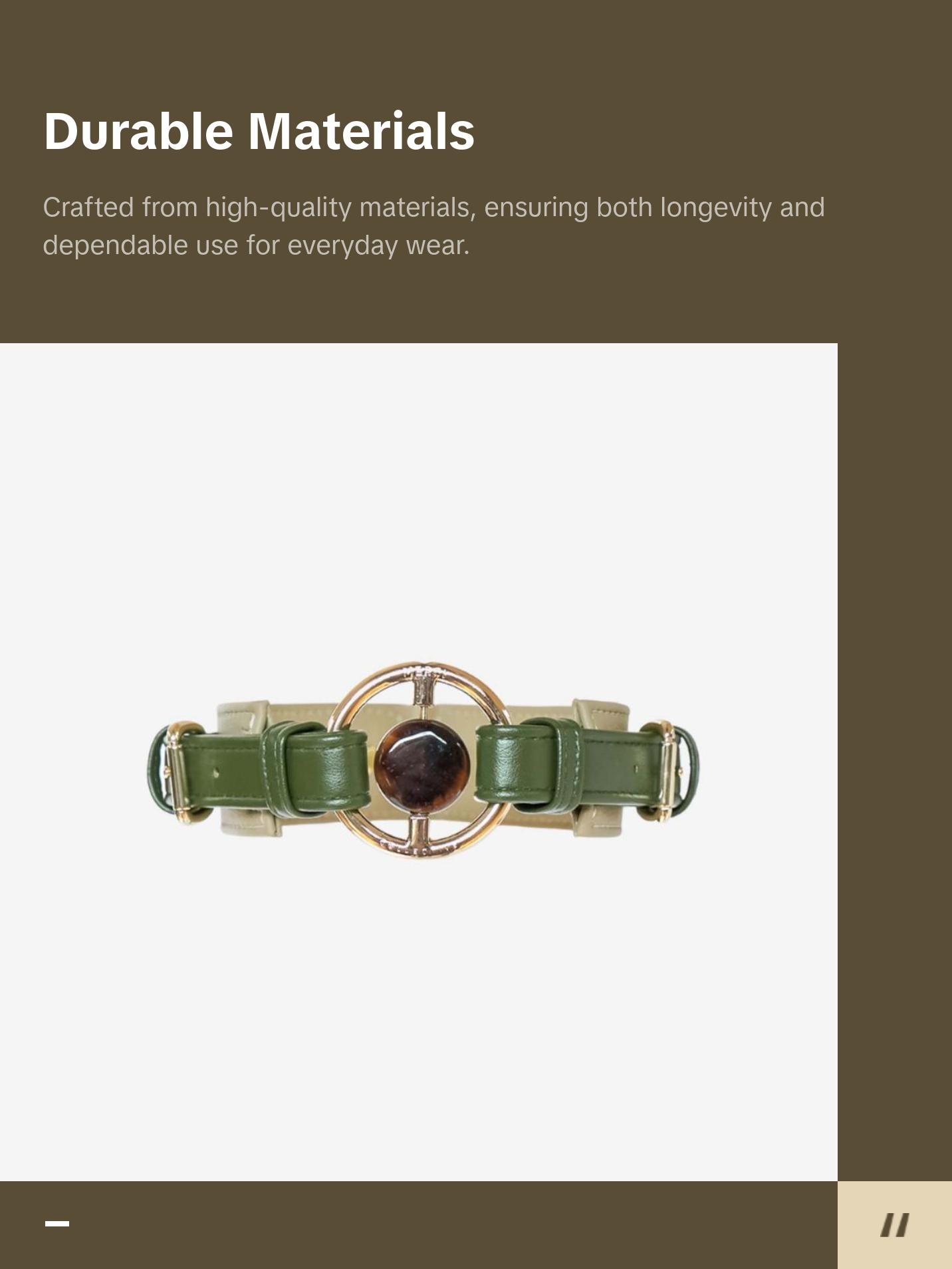 Baby It's You Collar - Nopal Green