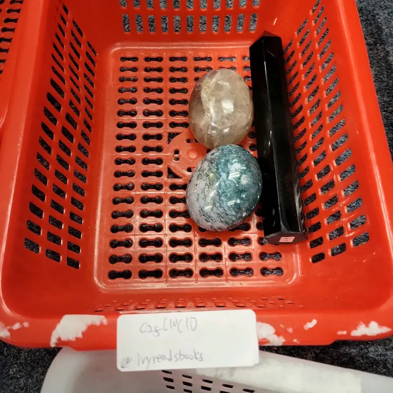 Lychee Gems Crystal-2A9   Live Claim product | C+Price System | Towers, Spheres, Hearts, Moons, Stars, Flames, Palm Stones, Mushrooms, Freeforms, Carvings