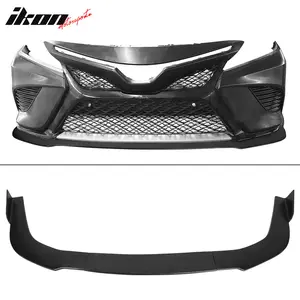 Front Bumper Lip Spoiler for Toyota Camry SE 2018-2020 IKON Style PU 3PC