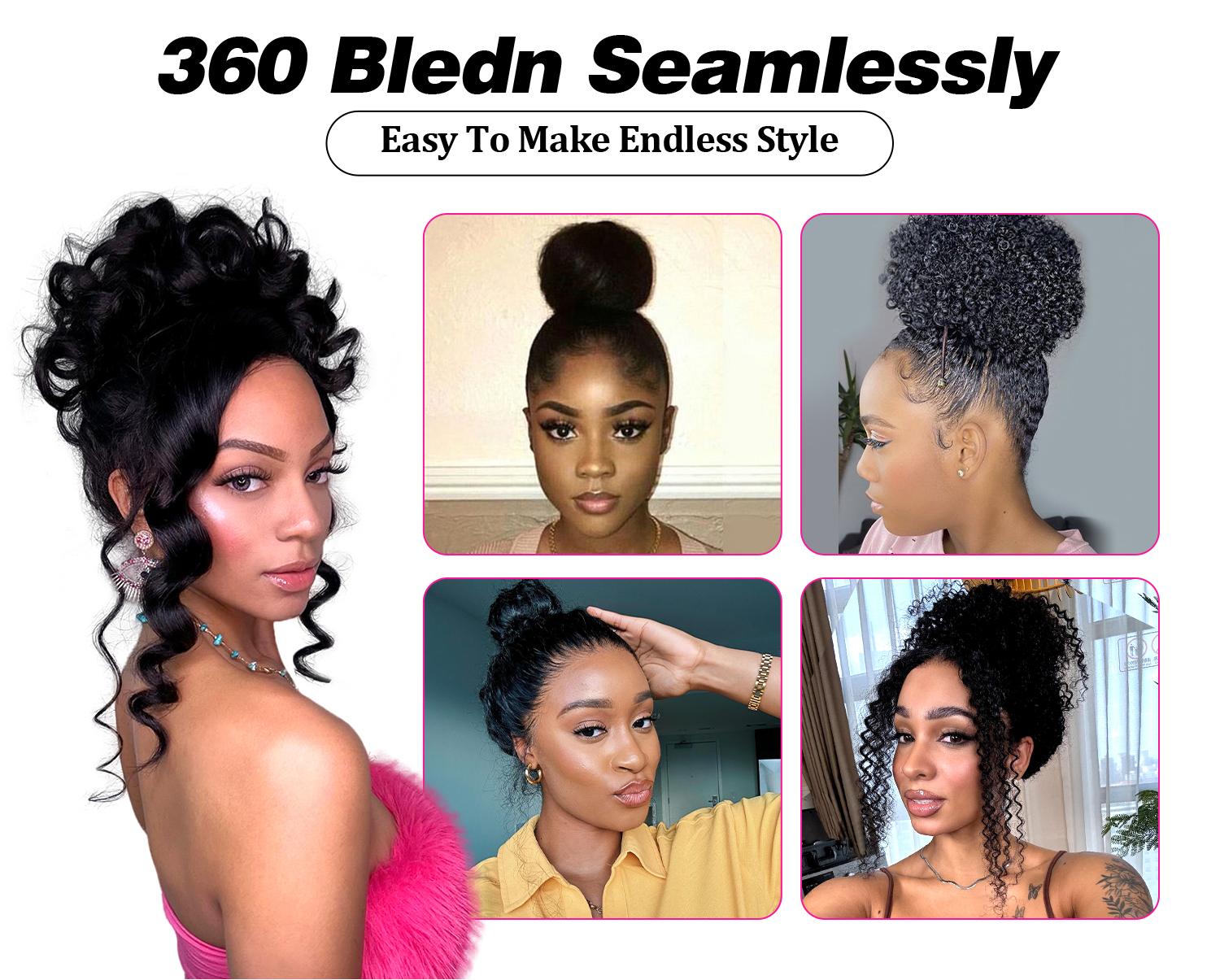 Kinky Straight 360 Fit Wear Go Wig Bleached Knots Lace Front Wig with Drawstring 360 Glueless Wigs #TiktokShopBackToSchool