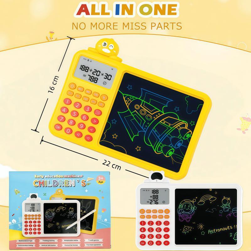 Interactive STEM Math Toy for Kids,Fun Electronic Learning Game to Erase & Practice Addition Subtraction Multiplication Division,Build Thinking & Calculation Skills,,Perfect Educational Gift for Home or Travel