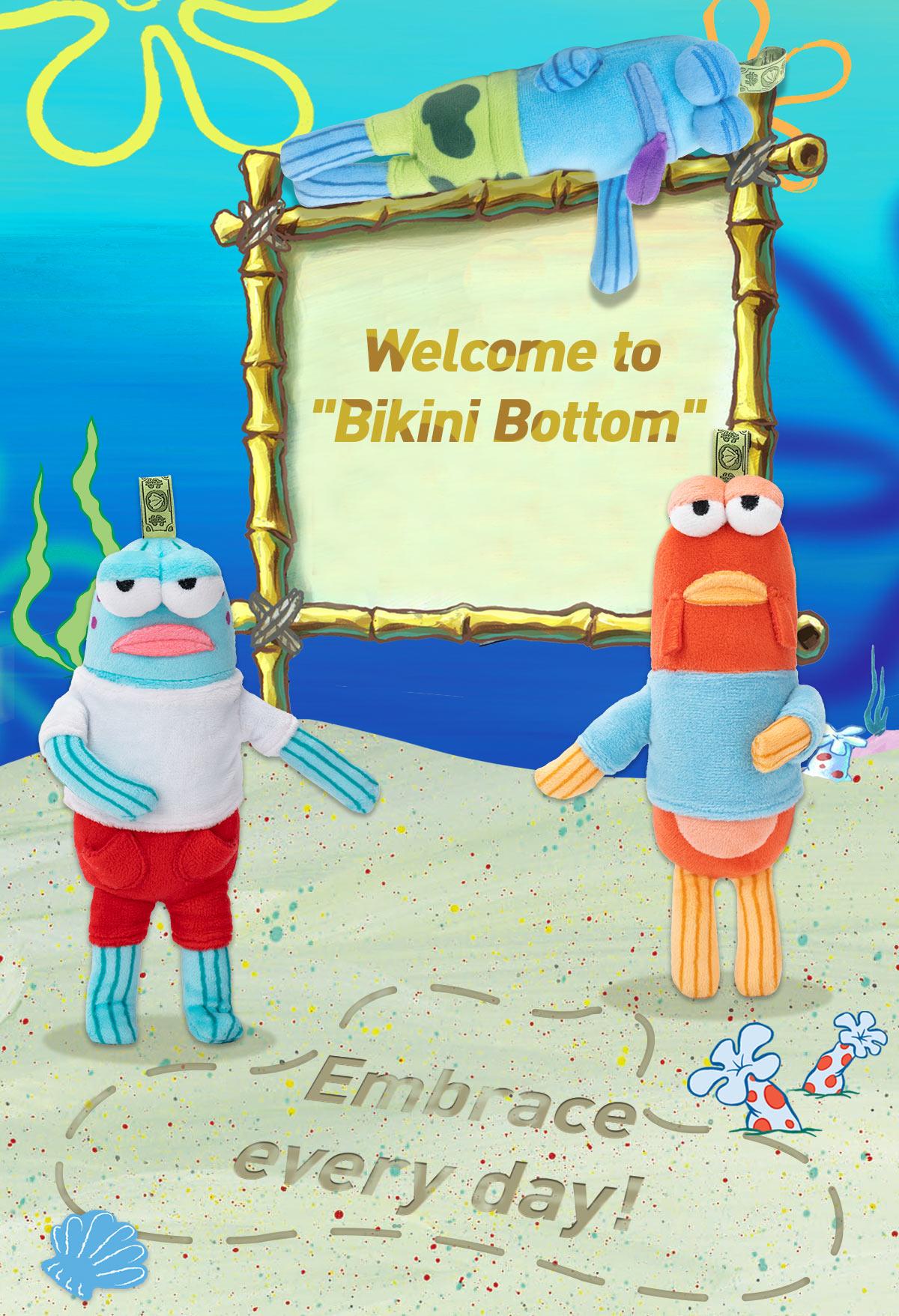 POP MART Bikini Bottom Buddies - Whimsical Plush Blind Box, Collectible Toys POP MART Bikini Bottom Buddies - Whimsical Plush Blind Box, Collectible Toys