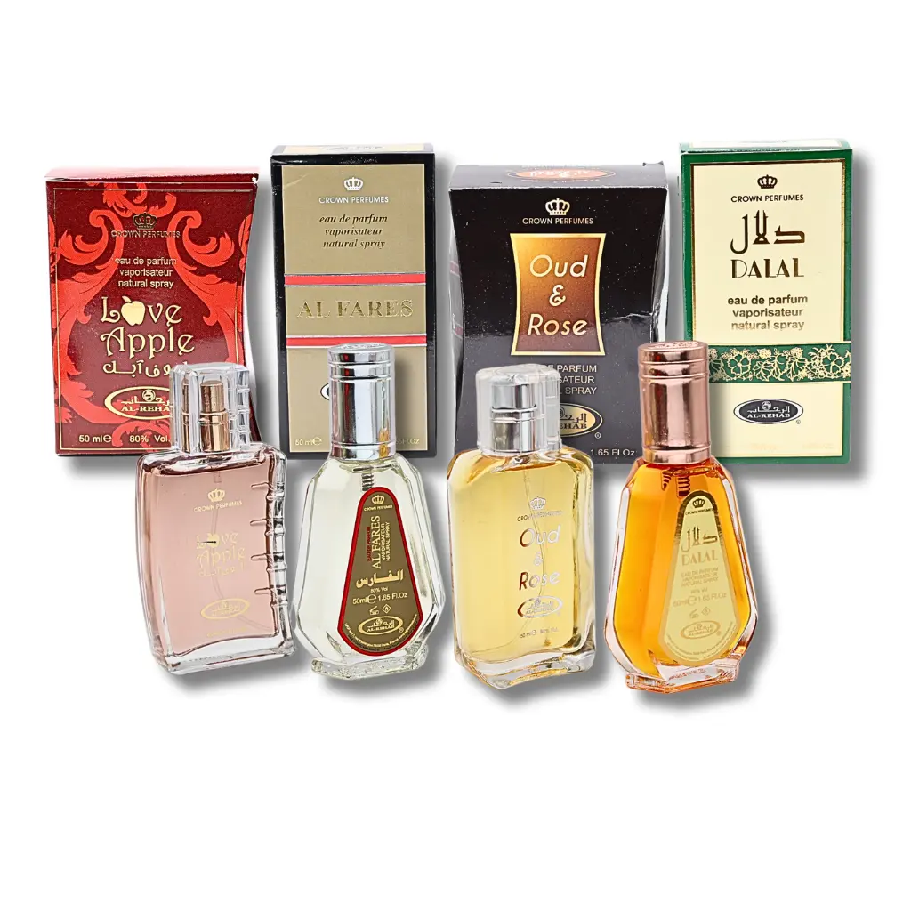 Al Rehab Al Fures / Dalal / Love Apple / Oud And Rose / Eau De Parfum Spray 1.65FL.OZ