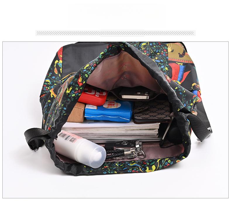 Foldable Drawstring Lightweight Backpack Portable Stylish Large Capacity Travel Storage Bag Basketball Bag