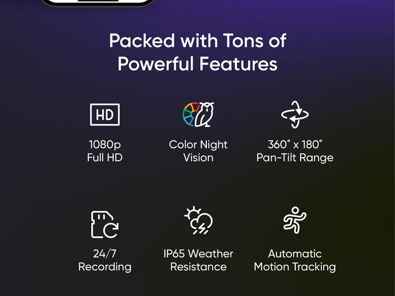 Wyze Cam Pan v3 — #1 Security Camera on TikTok! Wired, Indoor/Outdoor Pan Tilt Zoom (PTZ) w/ 360 Degree Motion Tracking, Color Night Vision, HD, WiFi Wyze Cam Pan v3 — #1 Security Camera on TikTok! Wired, Indoor/Outdoor Pan Tilt Zoom (PTZ) w/ 360 Degree Motion Tracking, Color Night Vision, HD, WiFi