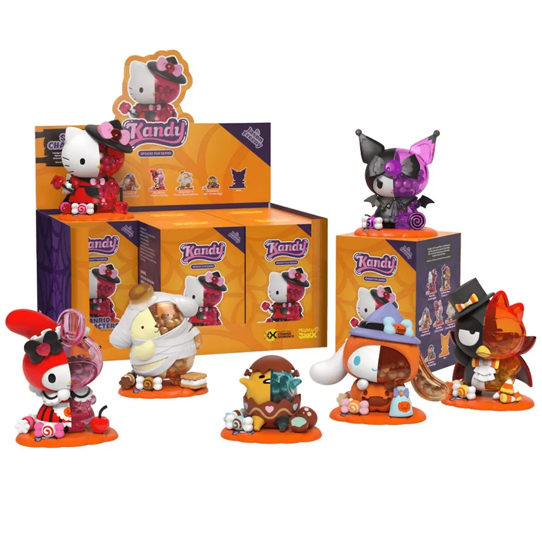 Sanrio x Kandy Halloween Character Collectible Blind Box Figure, Spooky Fun Series, 4in Tall