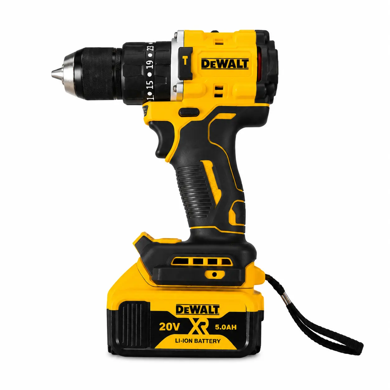 DEWALT Yellow Cordless Drill Set, Cordless Power Tools with Durable Metal Parts-Engineering Plastic Build, for Home Repair & Wood/Furniture Assembly DIY Projects
