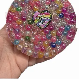 Holy Fidget B@lls – Rainbow Sensory Pad for ADHD & Anxiety Relief Skin Picking Dermatillomania Nervous Energy Calming Effect