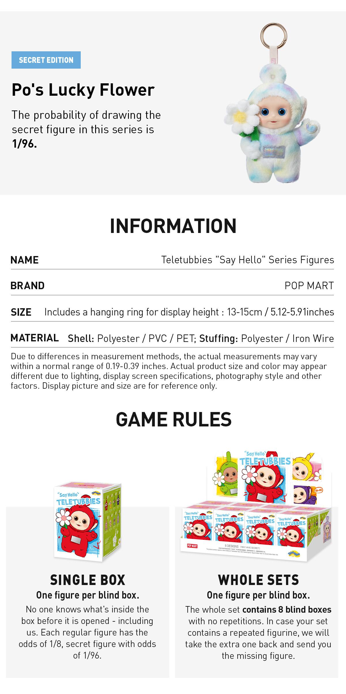 POP MART Teletubbies "Say Hello" Series Figures