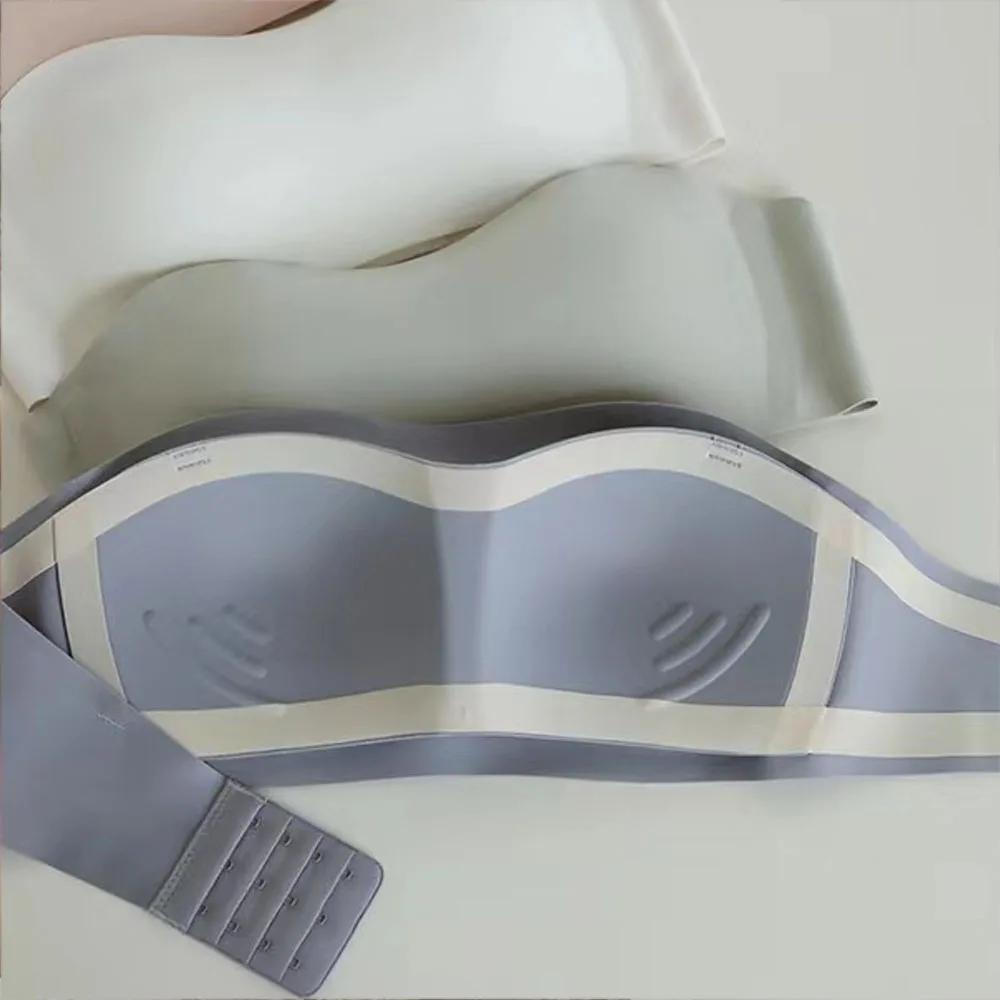 Sexy Seamless Tube Top Bra Invisible strapless Bras Women Underwear thin Non slip Push up Bralette Wireless Female Lingerie