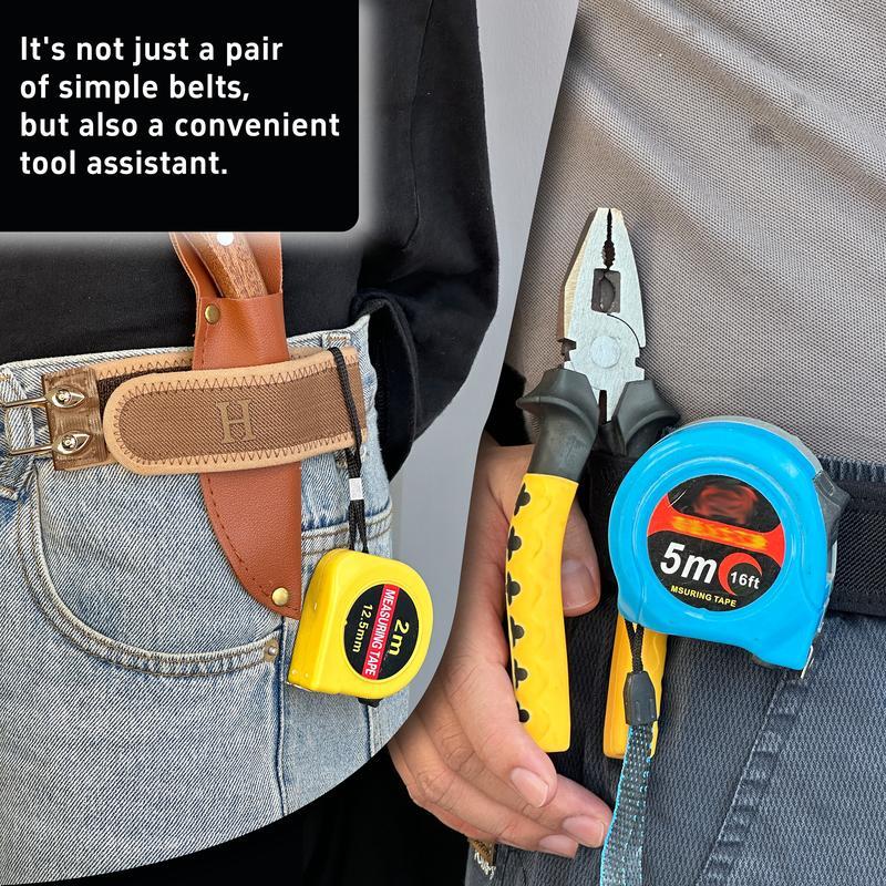 2PCS Tactical Metal Hook Elastic Belt (Unisex) - Buckle Invisible Design | Soft Adjustable Side  belt