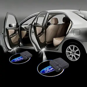 2-piece set, suitable for Ford models, LED car door welcome projection lights, car decorative lights, car spotlights, car searchlights, car accessories