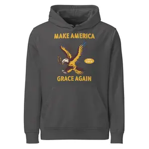 Make America Grace Again Unisex Organic Mid-weight Hoodie