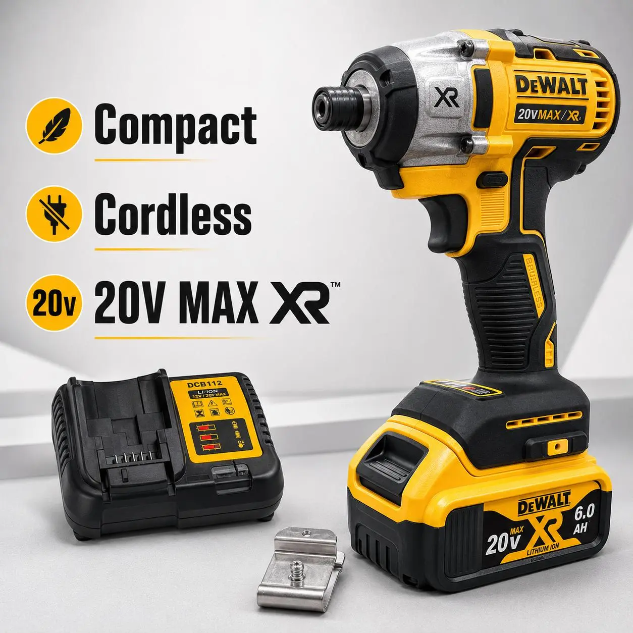 Dewalt DCD887 20V Lithium-Ion Brushless Cordless Impact Drill & Screwdriver Multifunctional Powerhouse with Long-Lasting Battery and Efficient Brushless Motor