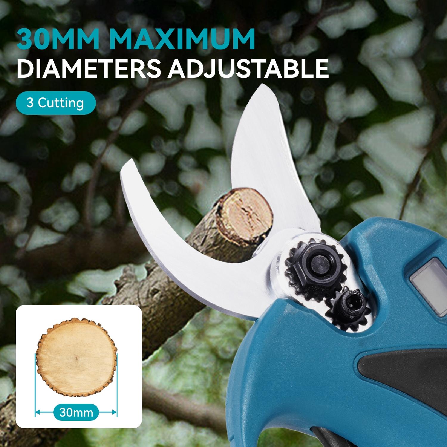 Yofidra 2 in 1 Cordless Pole Saw & Mini Chainsawwith 2 Batteries, Power Electric Polesaw for Tree Trimming, Chain Saw with Extension Pole , Limb Branch Cutter Pruner 21V Portable Cutting Adjustable Length Telescopic Rod Outdoorfun