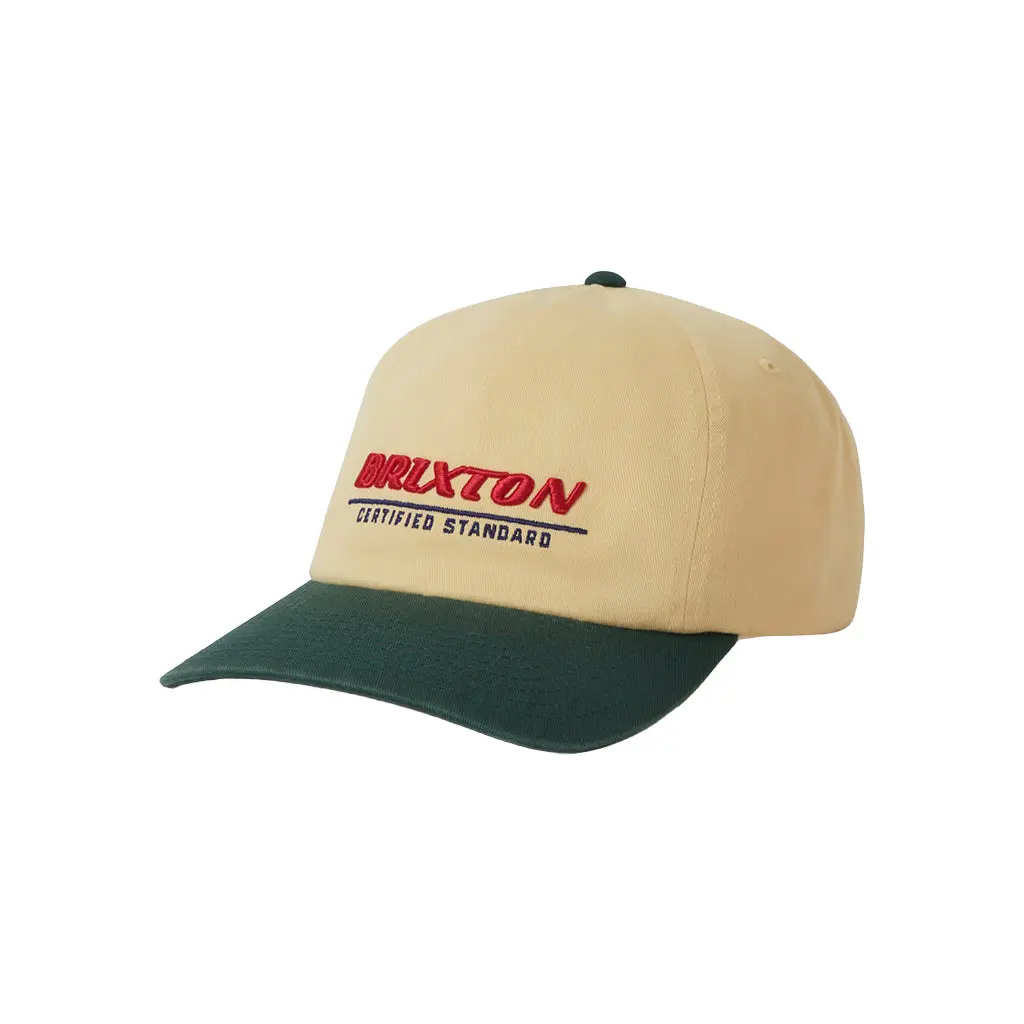 Brixton Certified Unisex Baseball Cap, 100% Cotton Contrast Color Hat with a Curved Brim and Moisture-Wicking Sweatband, Contrast Color Hats, Curved Brim Hats