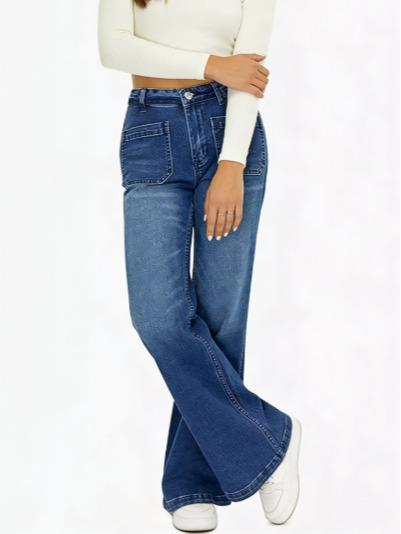Women Wide Leg Jeans High Waist Baggy Jeans Loose Boyfriend Jeans Denim Pants Y2K