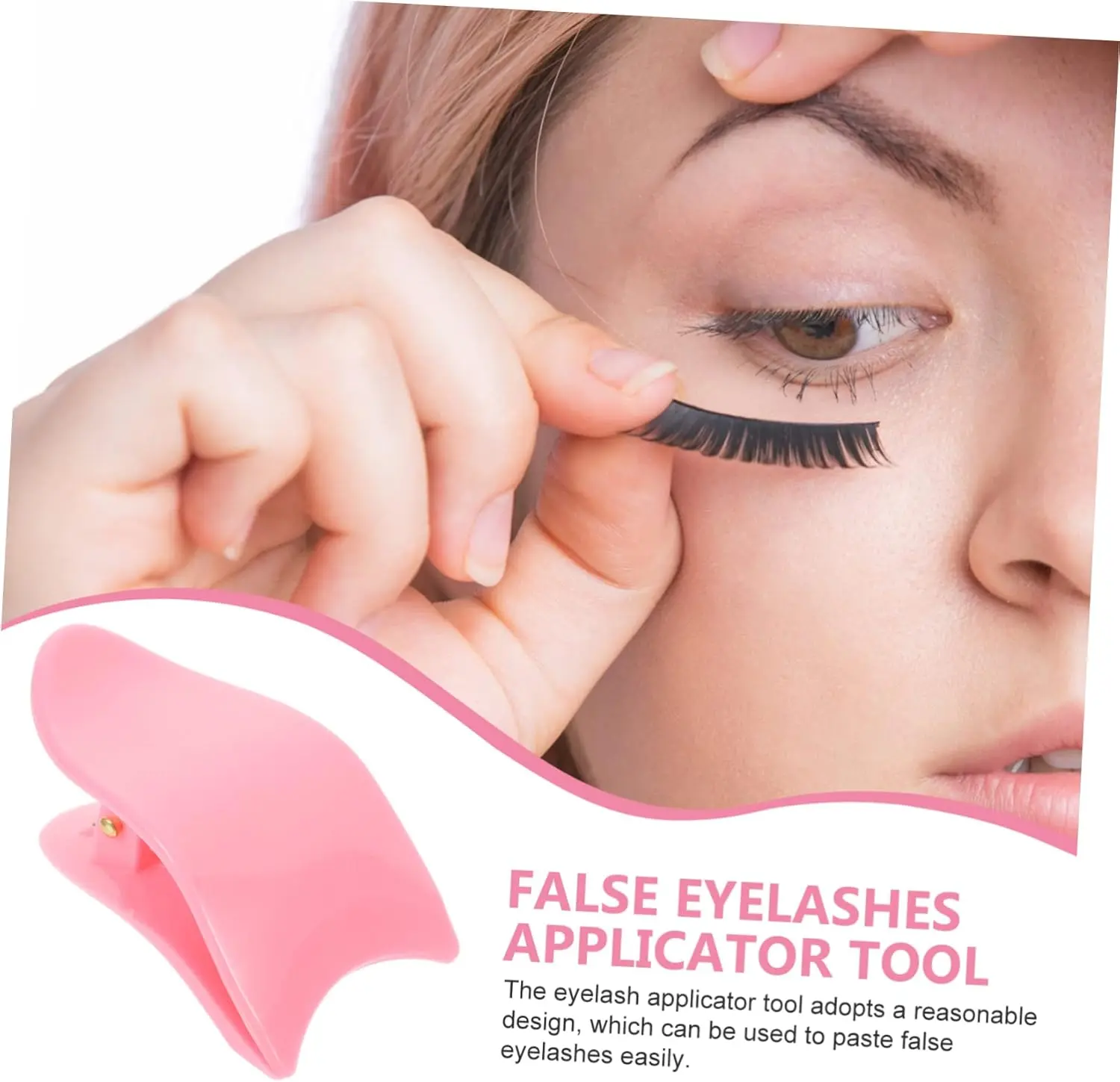 Easy Lash Applicator – False Eyelash Tool for Beginners, Precise Fit for Daily Makeup, Parties & Travel Use Lashlift