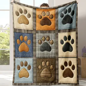 Soft Flannel Blanket for Dogs, Novelty Pet Accessory, Perfect for Naps at Home, Office, School, Travel, Gift Idea