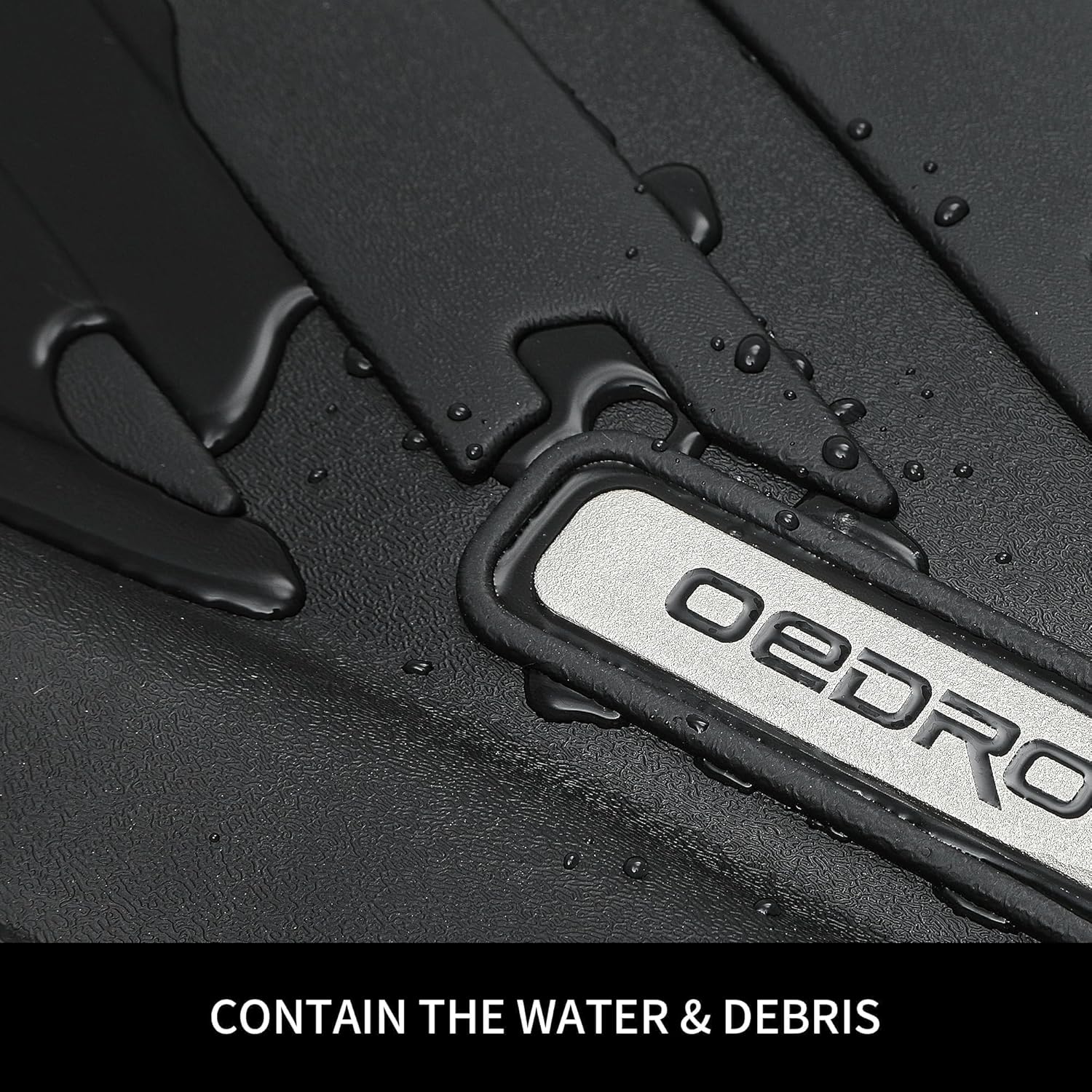 YITAMOTOR All Weather Floor Mats for Toyota Tacoma 2024 2025 Double Cab, Front & Rear Protector