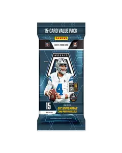 MOSAIC 2025 Hanger Pack - 15 NFL Cards for Collectors and Enthusiasts