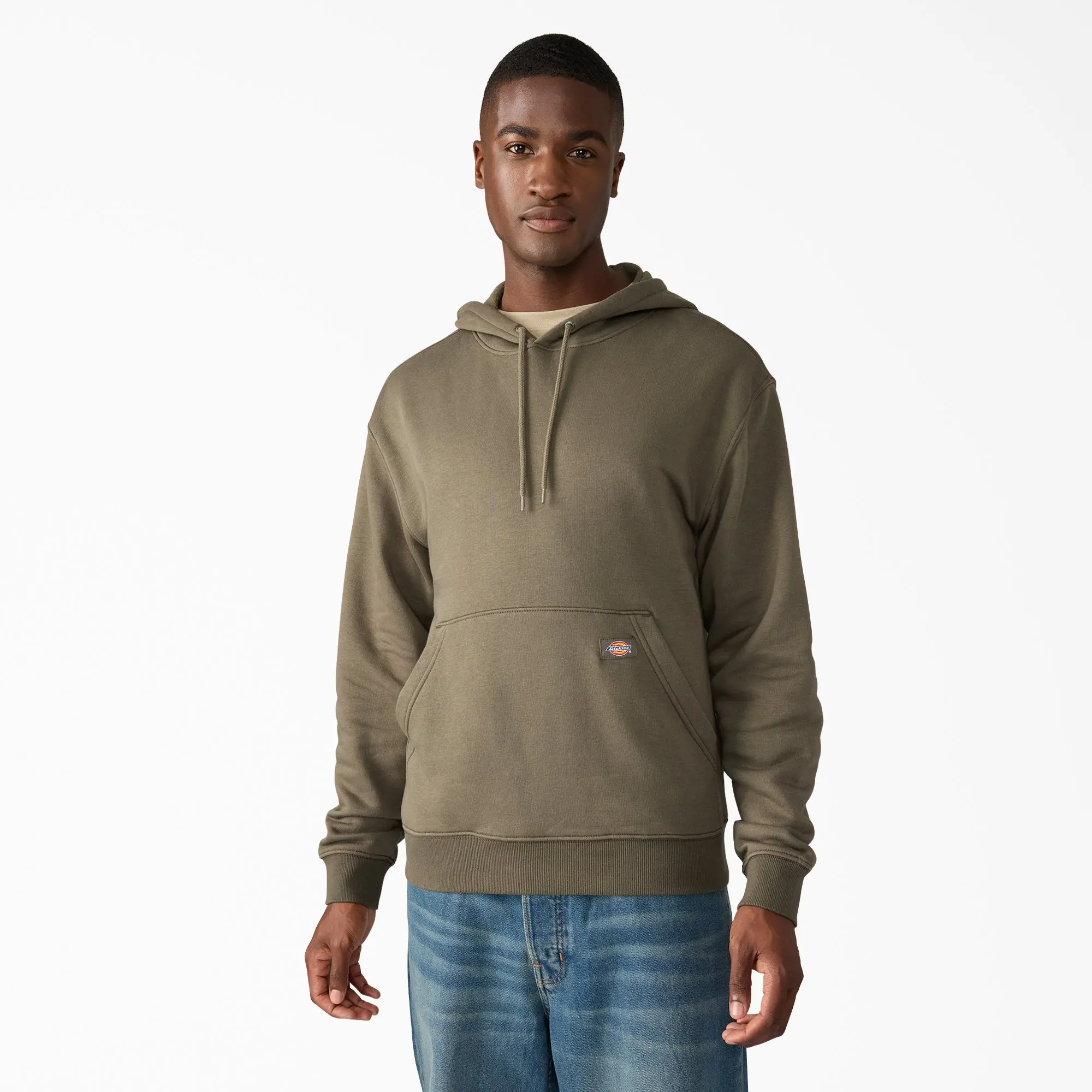 Dickies Midweight Fleece Hoodie, Utility Pockets Hoodie, Workwear Streetwear Casual