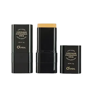 O'CHEAL 5 Shades Creamy Blendable Corrector Stick – Buildable Coverage, No Cake, Just Radiant Skinfoundation stick，foundation stick，Multi-Color Waterproof Concealer Stic，foundation stick