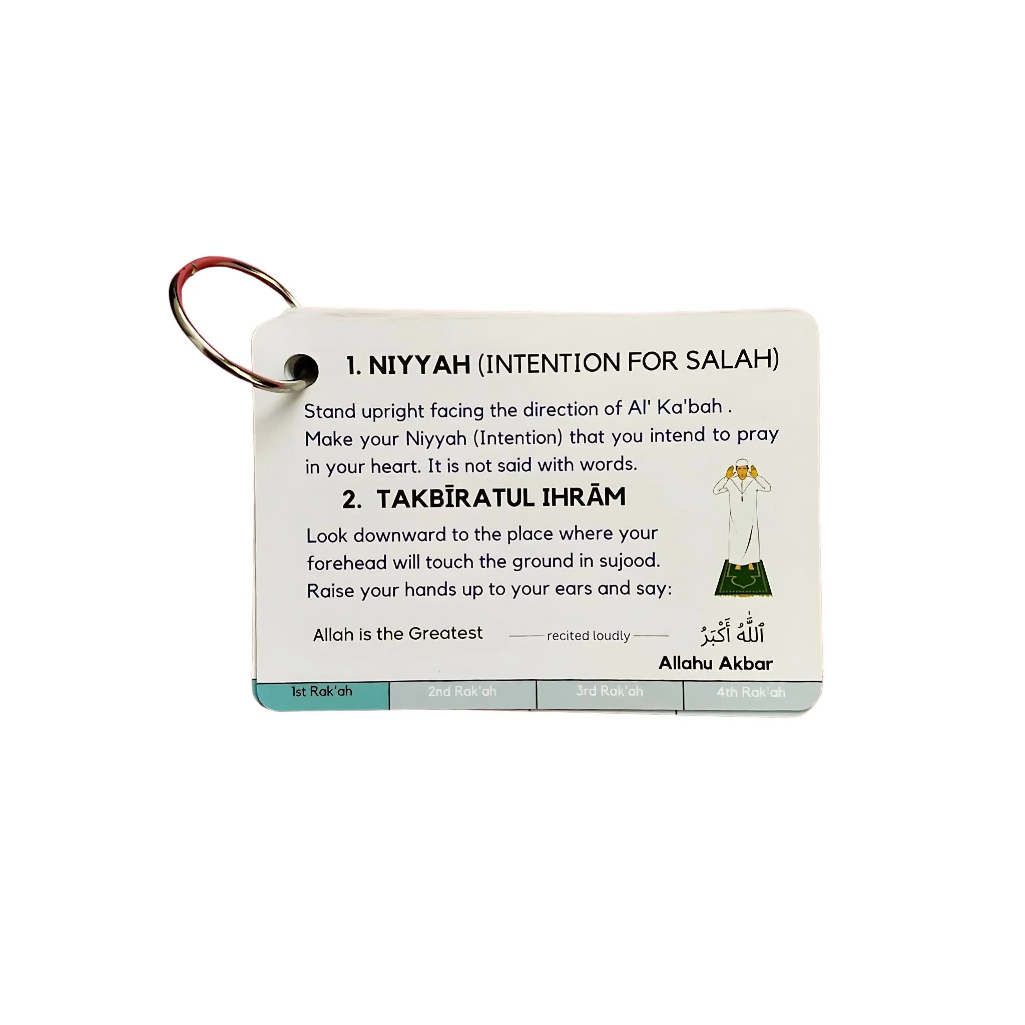 Islamic Salah Cards How to Perform Salah Step by Step Guide