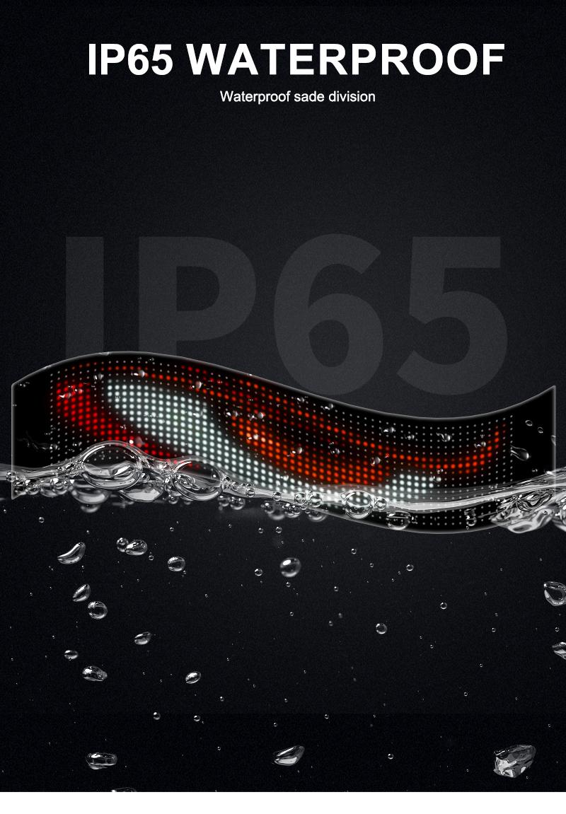 2PCS 5800 Lux High-Brightness Devil Eyes LED Light Strips for Cars/Trucks/SUVs - 23.6"x4.73" Customizable Windshield Decoration with App Control, IP68 Waterproof, USB-Powered