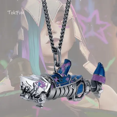 League of Legends X RockLove ARCANE Fishbones Necklace - Unique Design with Fishbones Elements