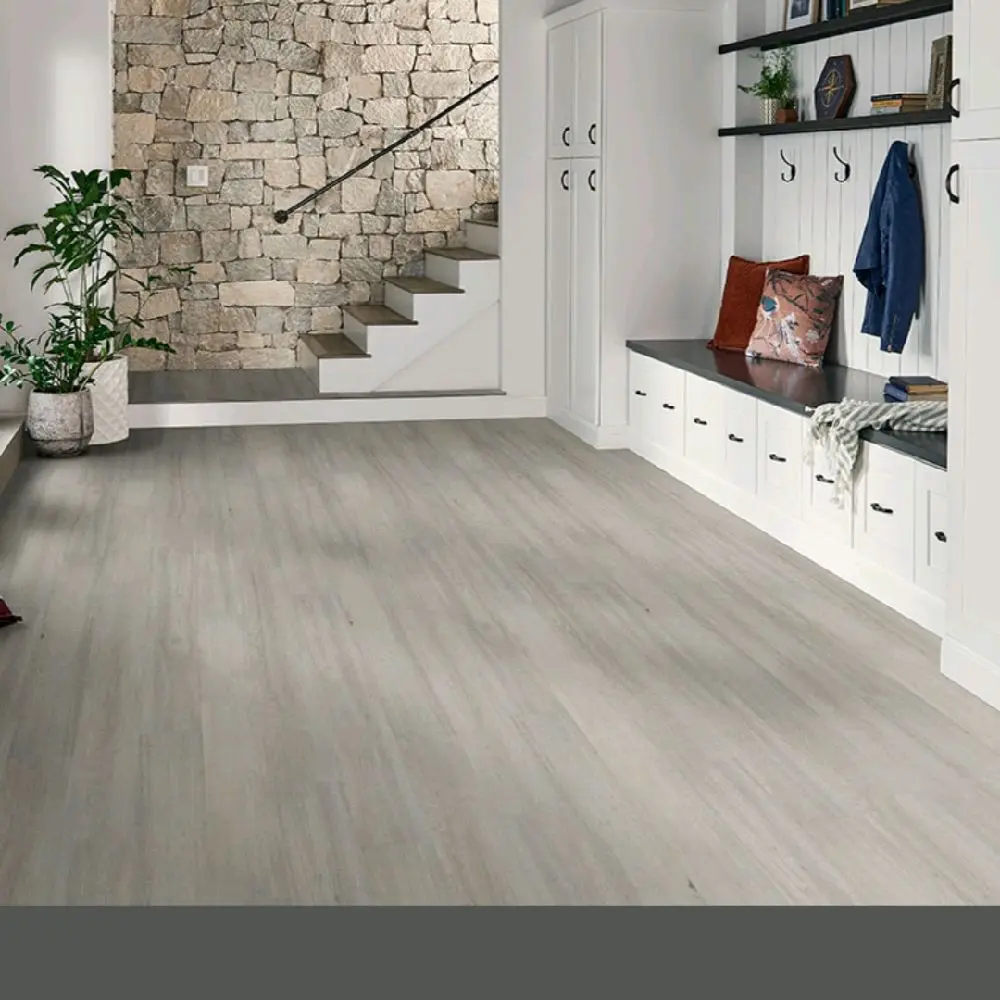 Cyrus Brianka Luxury Vinyl Planks Gray Wood Finish Lightweight Design High-Quality Flooring for Home Decor