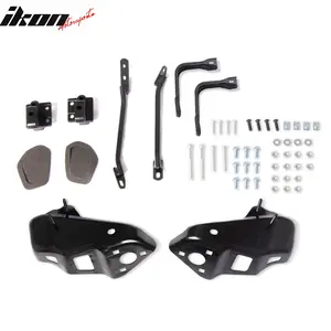 Rear Trunk Spoiler Brackets for Chevy Corvette C8 2023-2025 OE Style Black