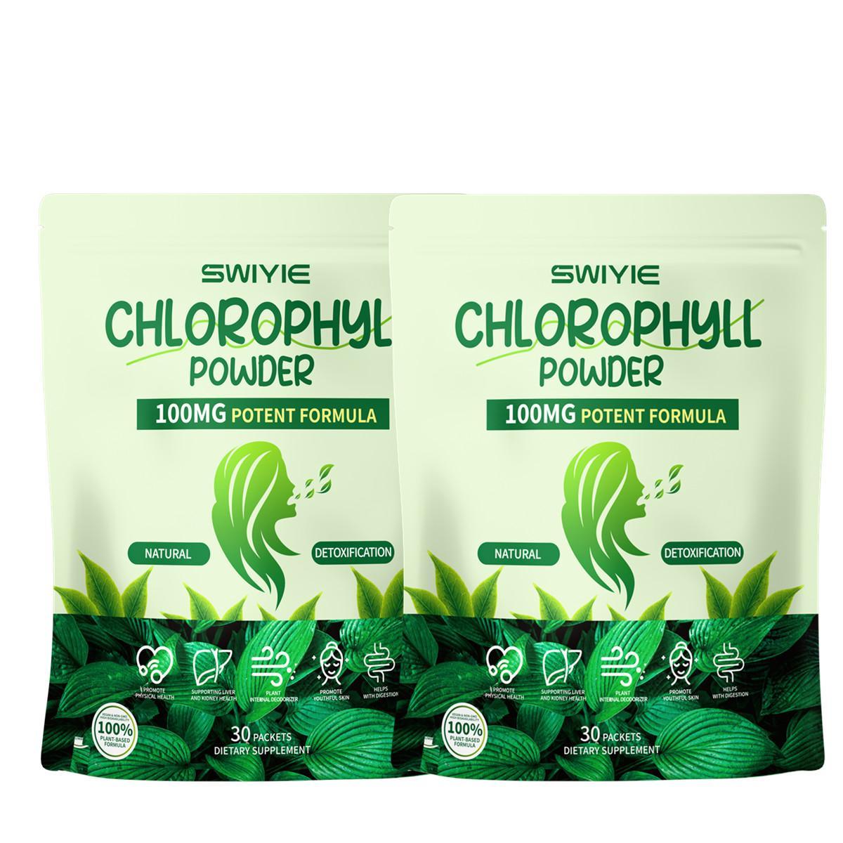 SWIYIE Chlorophyll Natural Deodorant and Detox ,Supports Alkalization, Gut Health & Clean Energy