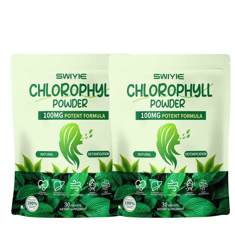 SWIYIE Chlorophyll Natural Deodorant and Detox ,Supports Alkalization, Gut Health & Clean Energy