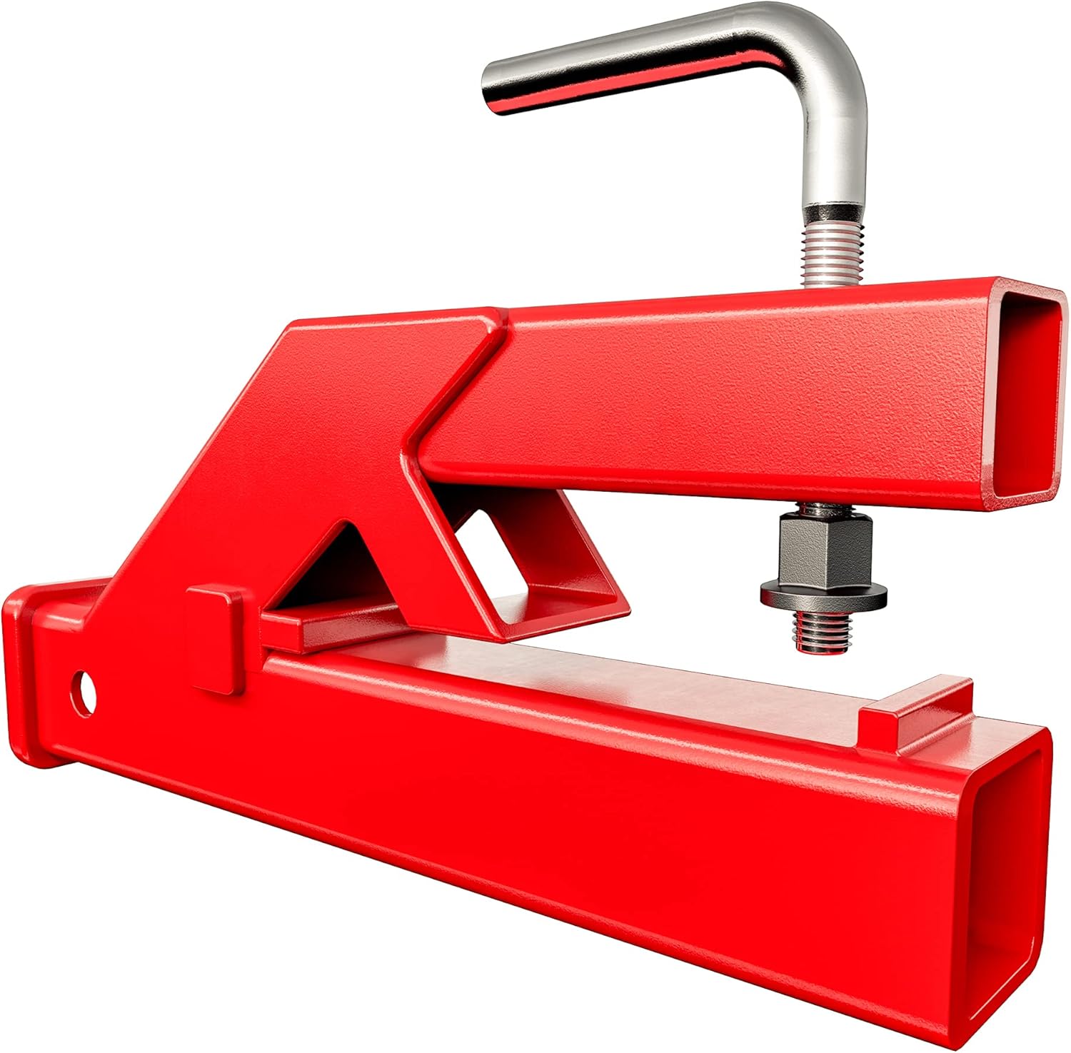 YITAMOTOR 2" Inch Clamp On Bucket Hitch, Trailer Hitch Receiver Ball Mount Tractor Adapter Compatible with Kubota Deere Bobcat Bucket