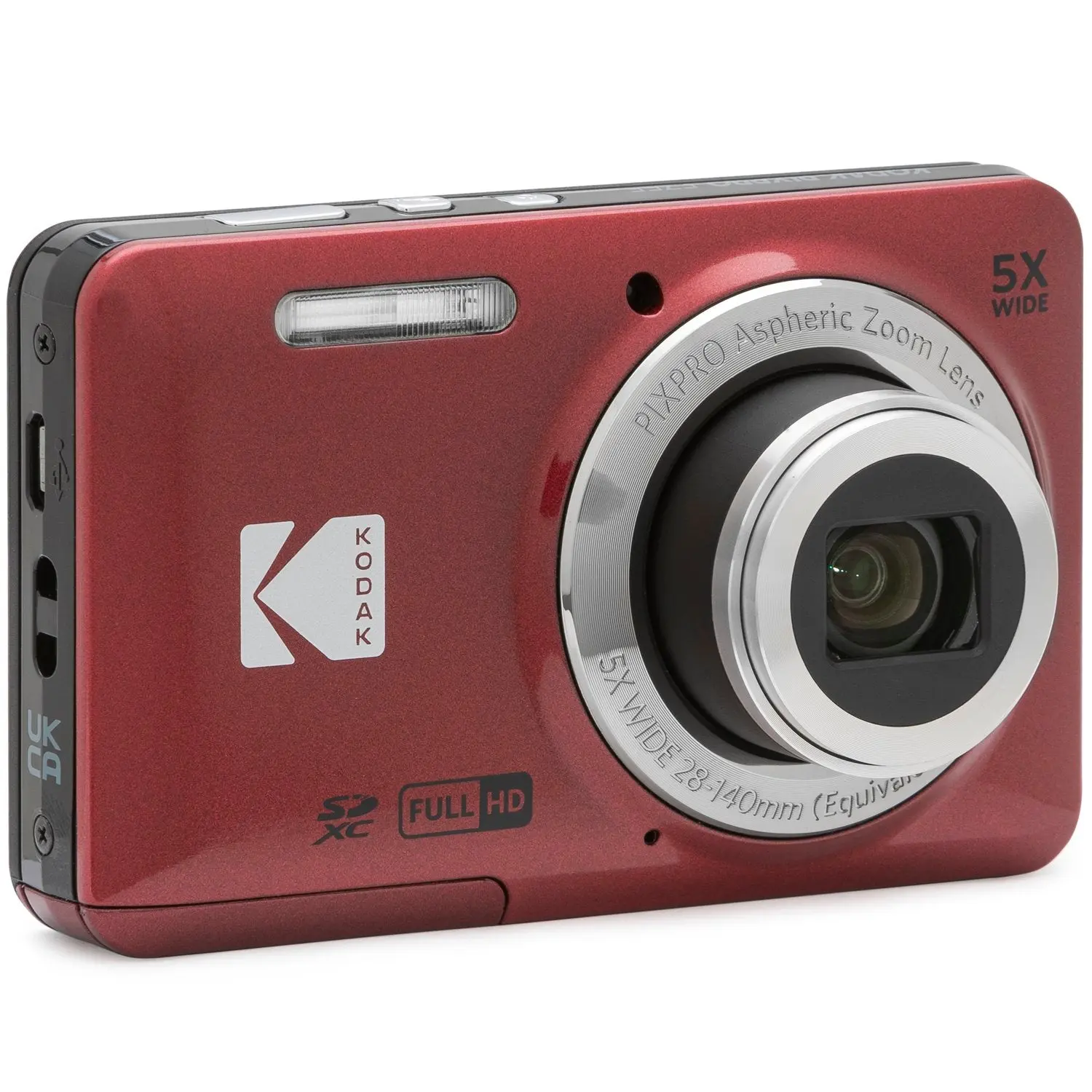 Kodak PIXPRO FZ55 Digital Camera, Red Kodak PIXPRO FZ55 Digital Camera, Red