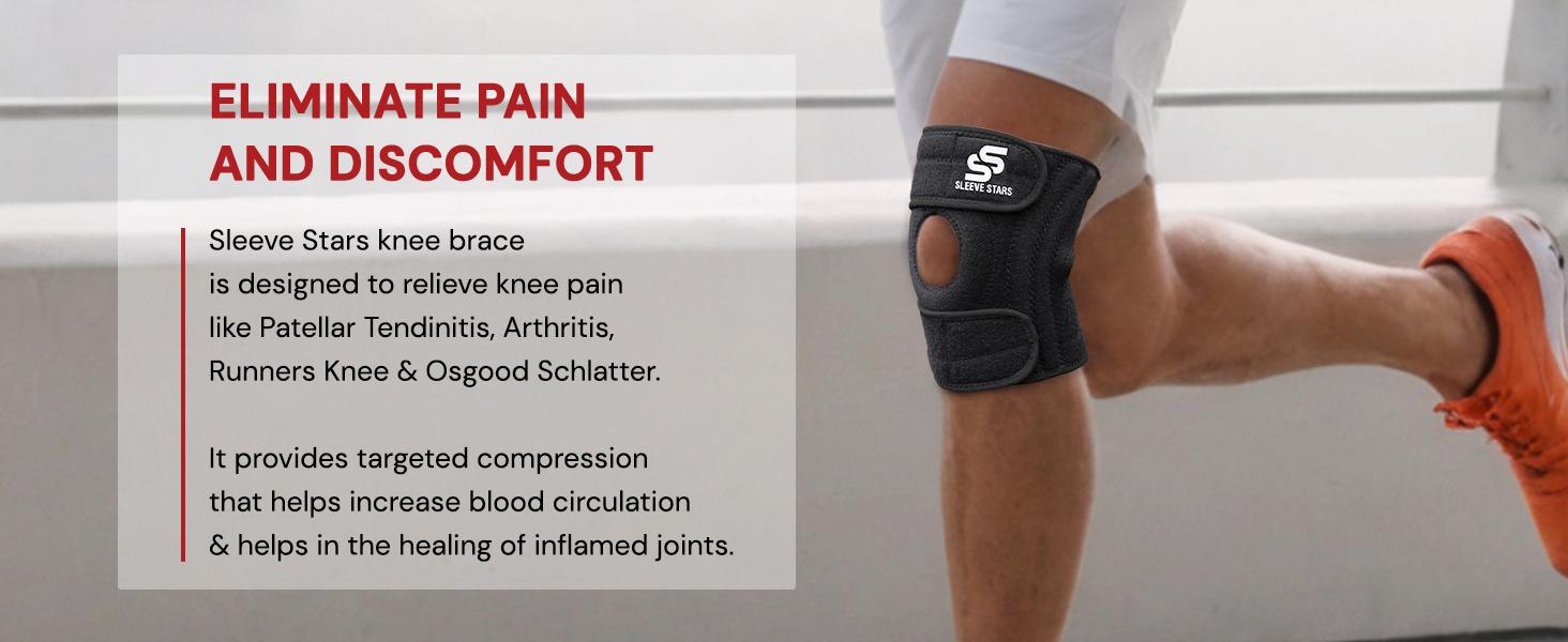 Knee Brace for Strong Support | Pain Relief for Workouts, Walking & Daily Stability