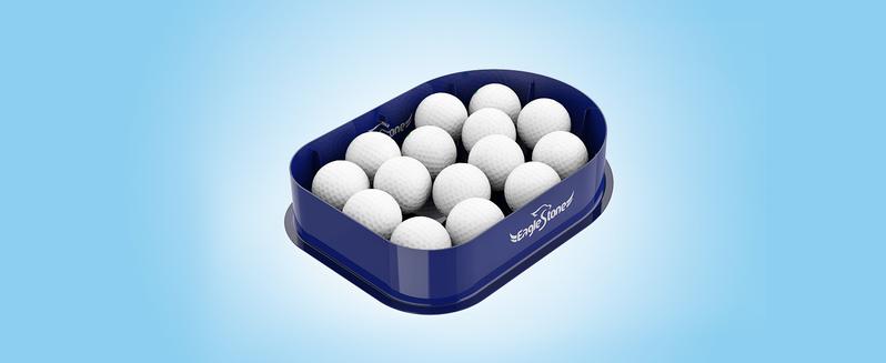 EagleStone Golf Set with Foot Pedal Launcher, Golf Toy, Includes Adjustable Golf Club, 15 Balls & Golf Cart, Indoor&Outdoor Sports Gift, Valentine's Day gift​